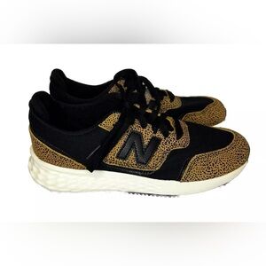 New Balance X 70 WSX70THD Brown Black Cheetah Running Shoes Womens Size 6.5 B